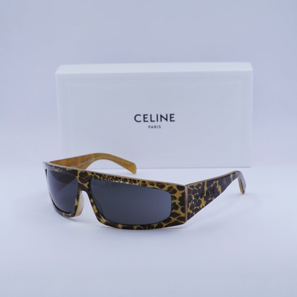Final Price! Celine CL40291I 99A Leopard/Smoke Sunglasses - Picture 1 of 8
